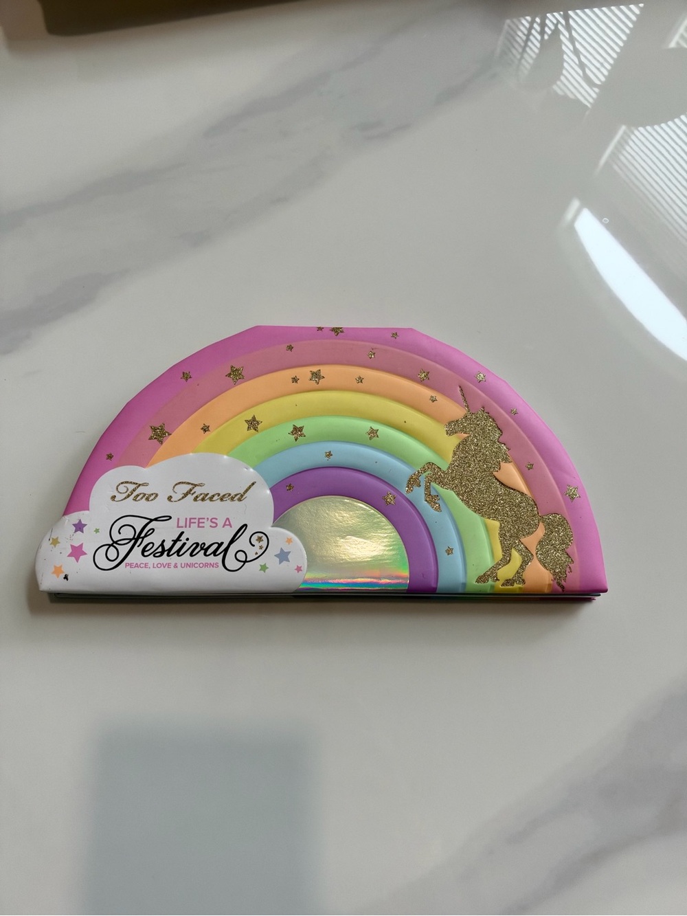 Too Faced Life’s a Festival Peace Love Unicorns Palette NEW Rare Discontinued